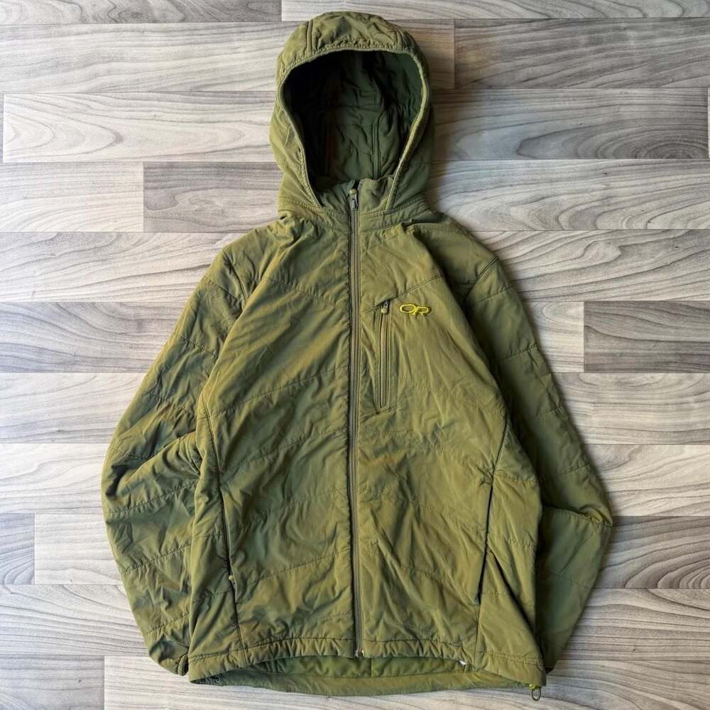 Outdoor Research Green Hiking Jacket Mens Medium